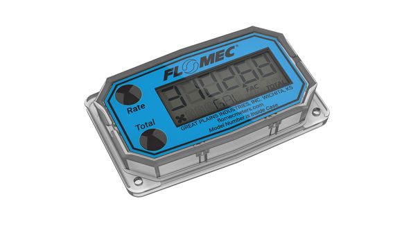 Q9 Computer Display for A1  1" Low Flow Aluminum or Nylon Body (.3-3 GPM)<br><br>(Replacement for Q9 computer display only)